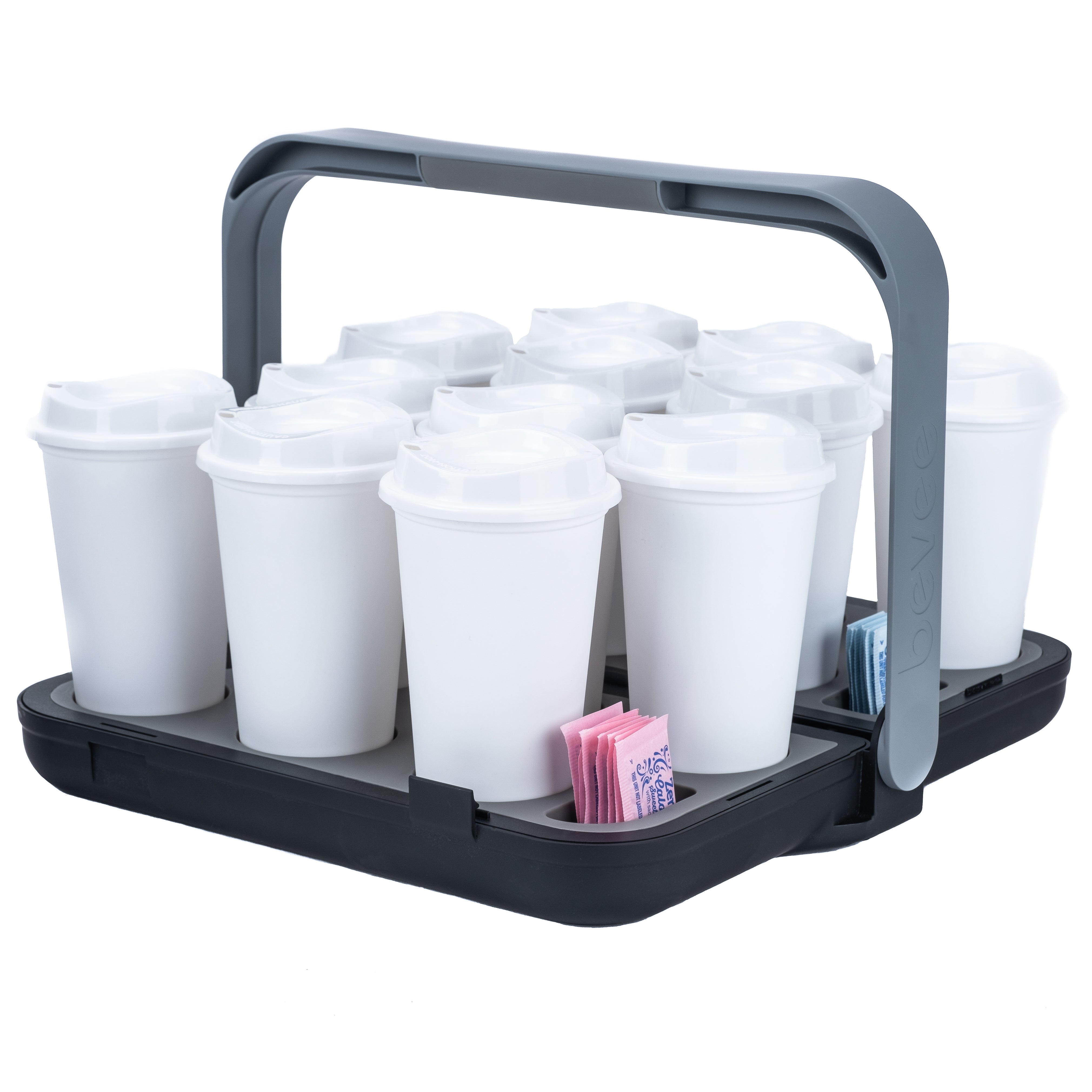 Drink Caddy 4-Cup Reusable Drink Carrier with Handle | meori